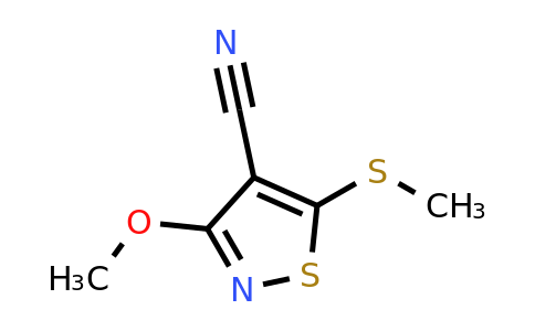 CAS 157139-68-9 | 3-methoxy-5-(methylsulfanyl)-1,2-thiazole-4-carbonitrile