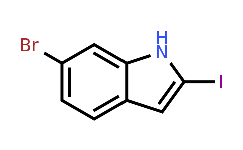 CAS 1572177-89-9 | 6-bromo-2-iodo-1H-indole