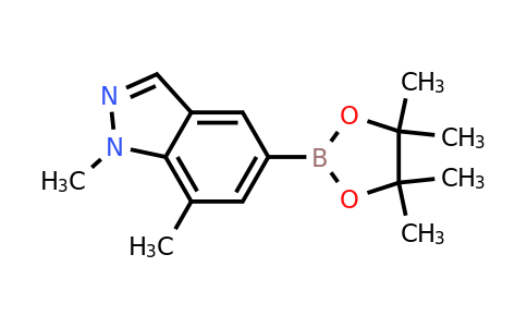 CAS 1572397-96-6 | 1,7-dimethyl-5-(4,4,5,5-tetramethyl-1,3,2-dioxaborolan-2-yl)-1H-indazole