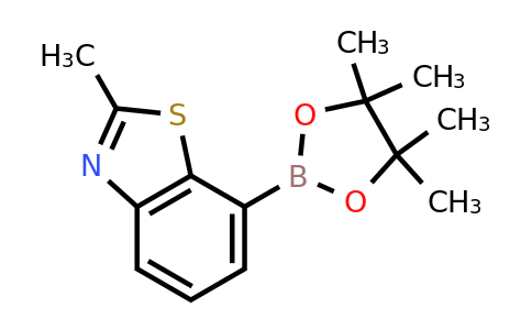 CAS 1573171-26-2 | 2-Methyl-7-(4,4,5,5-tetramethyl-1,3,2-dioxaborolan-2-YL)benzo[D]thiazole