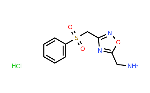 CAS 1573547-68-8 | (3-((phenylsulfonyl)methyl)-1,2,4-oxadiazol-5-yl)methanamine hydrochloride