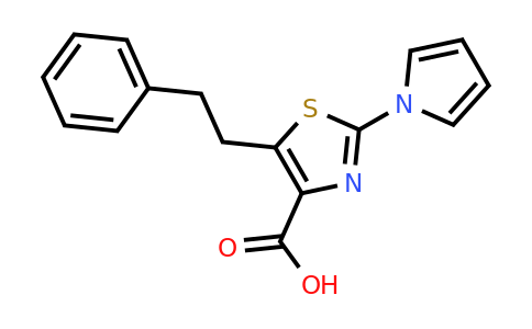 CAS 1573547-70-2 | 5-Phenethyl-2-(1H-pyrrol-1-yl)thiazole-4-carboxylic acid