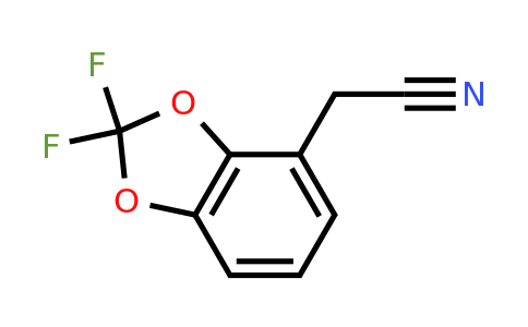 CAS 157437-24-6 | (2,2-Difluoro-benzo[1,3]dioxol-4-YL)acetonitrile