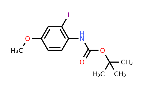 CAS 157496-75-8 | tert-Butyl (2-iodo-4-methoxyphenyl)carbamate