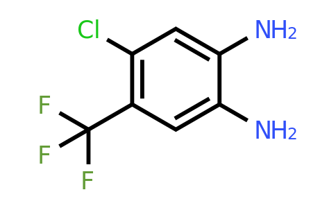 CAS 157590-59-5 | 4-Chloro-5-(trifluoromethyl)benzene-1,2-diamine