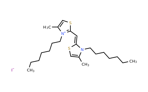 CAS 15763-48-1 | 3-Heptyl-2-((3-heptyl-4-methylthiazol-2(3H)-ylidene)methyl)-4-methylthiazol-3-ium iodide