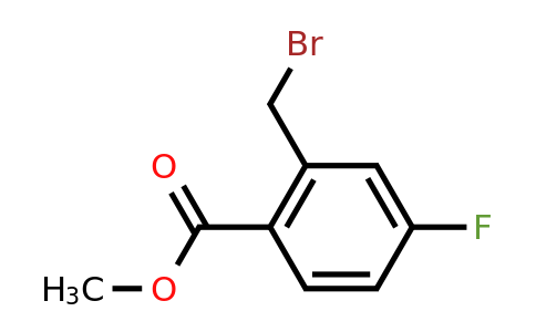 CAS 157652-28-3 | Methyl 2-(bromomethyl)-4-fluorobenzoate