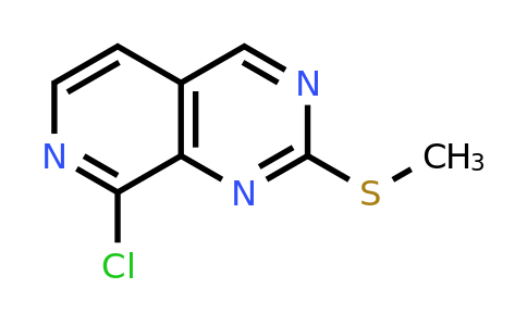 CAS 1578245-95-0 | 8-chloro-2-(methylsulfanyl)pyrido[3,4-d]pyrimidine