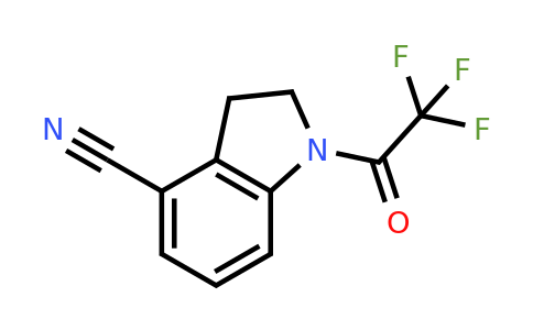 CAS 1578263-85-0 | 1-(2,2,2-Trifluoroacetyl)indoline-4-carbonitrile