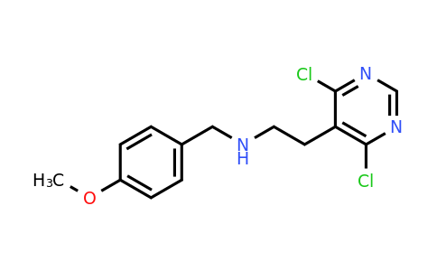 CAS 1578264-09-1 | [2-(4,6-Dichloro-pyrimidin-5-yl)-ethyl]-(4-methoxy-benzyl)-amine