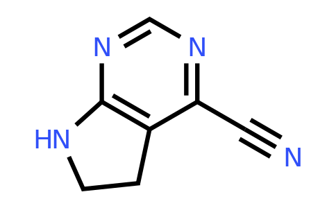 CAS 1578264-12-6 | 5H,6H,7H-pyrrolo[2,3-d]pyrimidine-4-carbonitrile
