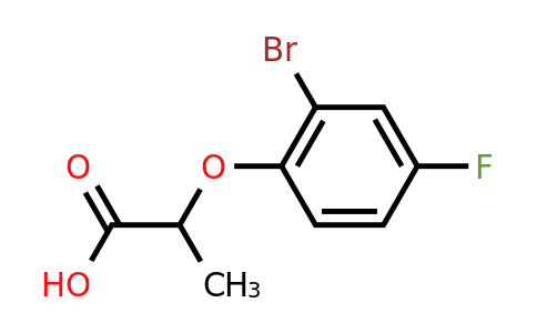CAS 1579-73-3 | 2-(2-Bromo-4-fluorophenoxy)propanoic acid