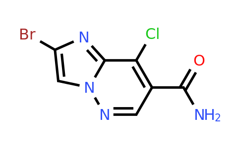 CAS 1579103-60-8 | 2-bromo-8-chloro-imidazo[1,2-b]pyridazine-7-carboxamide