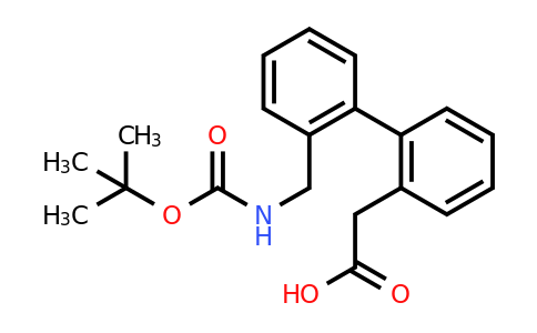 CAS 158066-12-7 | 2-(2'-(((tert-Butoxycarbonyl)amino)methyl)-[1,1'-biphenyl]-2-yl)acetic acid