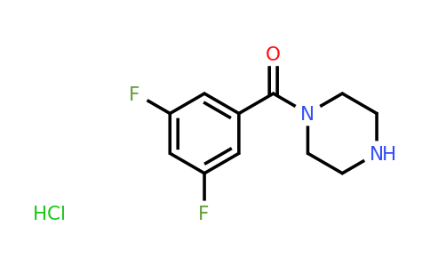 CAS 1580741-84-9 | 1-(3,5-difluorobenzoyl)piperazine hydrochloride
