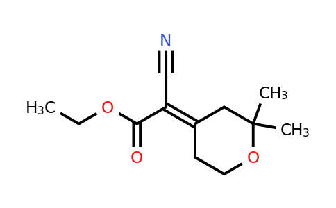 CAS 1581258-45-8 | ethyl 2-cyano-2-(2,2-dimethyloxan-4-ylidene)acetate