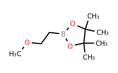 CAS 1581771-55-2 | 2-(2-Methoxyethyl)-4,4,5,5-tetramethyl-1,3,2-dioxaborolane