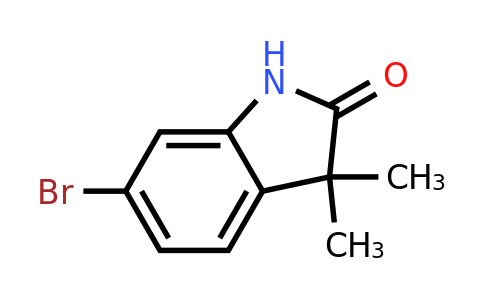 CAS 158326-84-2 | 6-bromo-3,3-dimethyl-2,3-dihydro-1H-indol-2-one