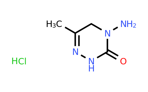 4-Amino-6-methyl-4,5-dihydro-1,2,4-triazin-3(2H)-one hydrochloride