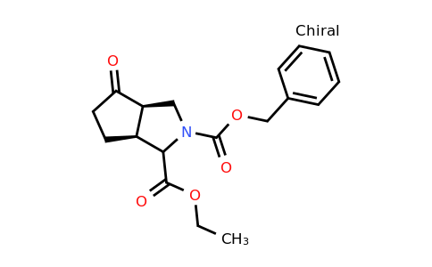 CAS 158340-62-6 | 2-benzyl 1-ethyl (3aR,6aS)-4-oxo-octahydrocyclopenta[c]pyrrole-1,2-dicarboxylate