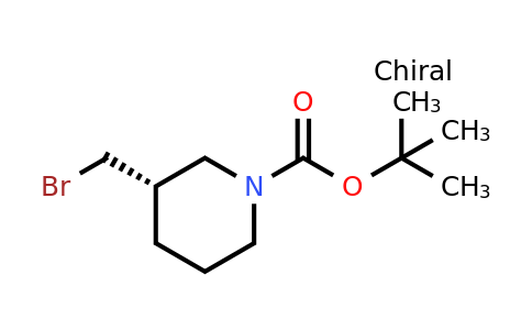 CAS 158406-99-6 | (S)-Tert-butyl 3-(bromomethyl)piperidine-1-carboxylate