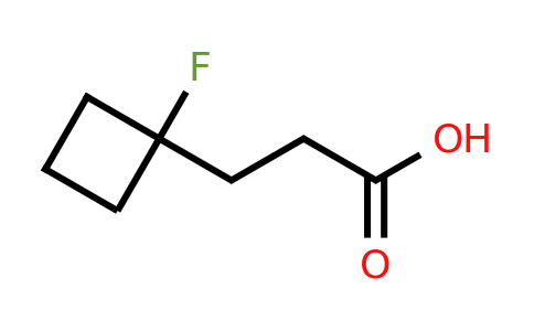 CAS 1584139-28-5 | 3-(1-fluorocyclobutyl)propanoic acid