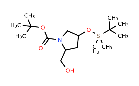 CAS 1584149-06-3 | 4-(Tert-butyl-dimethyl-silanyloxy)-2-hydroxymethyl-pyrrolidine-1-carboxylic acid tert-butyl ester