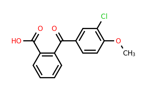 CAS 158425-76-4 | 2-(3-chloro-4-methoxybenzoyl)benzoic acid