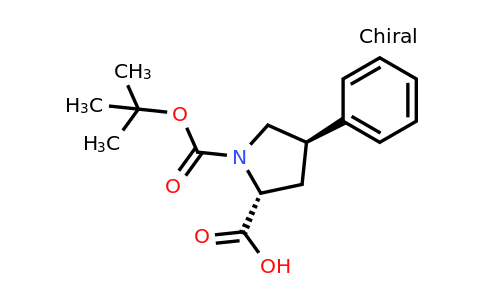 CAS 158567-91-0 | (2R,4R)-1-tert-butoxycarbonyl-4-phenyl-pyrrolidine-2-carboxylic acid