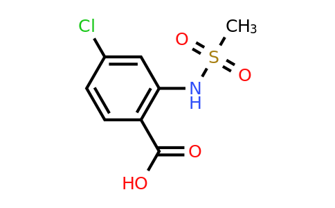 CAS 158579-89-6 | 4-Chloro-2-(methylsulfonamido)benzoic acid