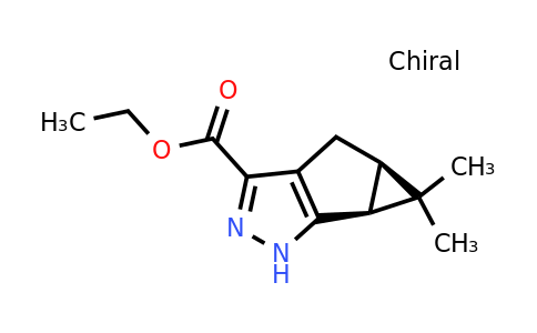 CAS 1586027-87-3 | (4AR,5aS)-ethyl 5,5-dimethyl-4,4a,5,5a-tetrahydro-1H-cyclopropa[4,5]cyclopenta[1,2-c]pyrazole-3-carboxylate