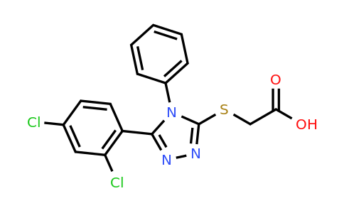 CAS 158773-87-6 | 2-{[5-(2,4-dichlorophenyl)-4-phenyl-4H-1,2,4-triazol-3-yl]sulfanyl}acetic acid