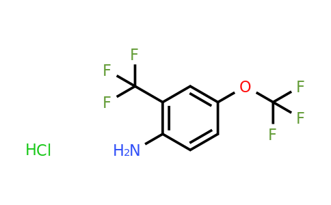 CAS 1588441-12-6 | 4-(Trifluoromethoxy)-2-(trifluoromethyl)aniline hydrochloride