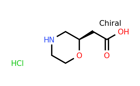 CAS 1588480-38-9 | (R)-2-(Morpholin-2-yl)acetic acid hydrochloride