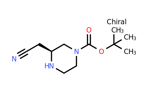 CAS 1589082-06-3 | tert-butyl (3S)-3-(cyanomethyl)piperazine-1-carboxylate