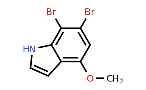 CAS 158920-11-7 | 6,7-Dibromo-4-methoxy-1H-indole
