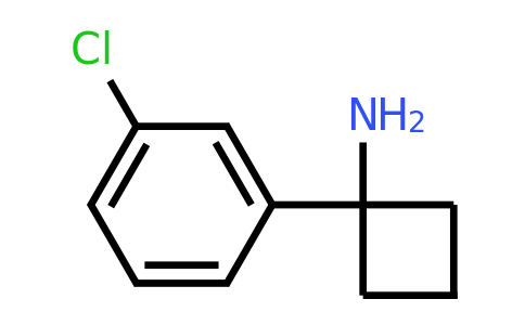 CAS 158943-22-7 | 1-(3-Chlorophenyl)cyclobutanamine