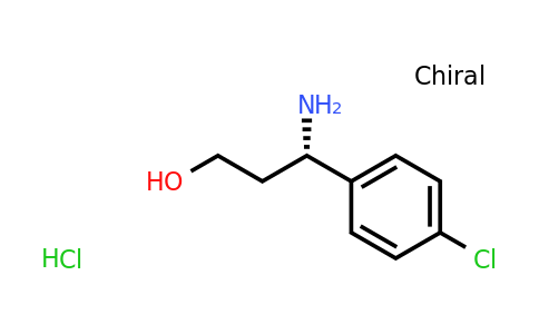 CAS 1590388-37-6 | (S)-3-Amino-3-(4-chlorophenyl)propan-1-ol hydrochloride
