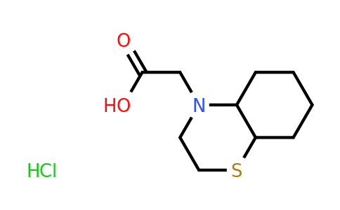 CAS 1590697-82-7 | 2-(2,3,4a,5,6,7,8,8a-octahydrobenzo[b][1,4]thiazin-4-yl)acetic acid;hydrochloride