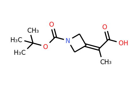 CAS 1593231-60-7 | 2-{1-[(tert-butoxy)carbonyl]azetidin-3-ylidene}propanoic acid