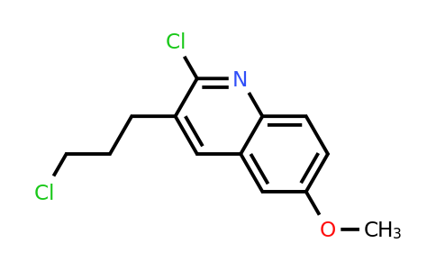 CAS 159383-57-0 | 2-Chloro-3-(3-chloropropyl)-6-methoxyquinoline