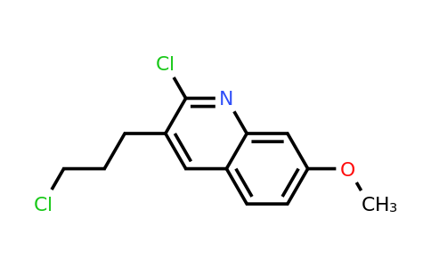 CAS 159383-58-1 | 2-Chloro-3-(3-chloropropyl)-7-methoxyquinoline
