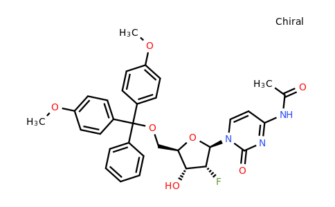 CAS 159414-98-9 | N-(1-((2R,3R,4R,5R)-5-((Bis(4-methoxyphenyl)(phenyl)methoxy)methyl)-3-fluoro-4-hydroxytetrahydrofuran-2-yl)-2-oxo-1,2-dihydropyrimidin-4-yl)acetamide