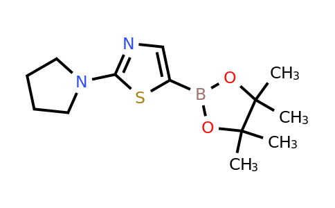 CAS 1595285-01-0 | 2-(Pyrrolidin-1-YL)thiazol-5-ylboronic acid pinacol ester