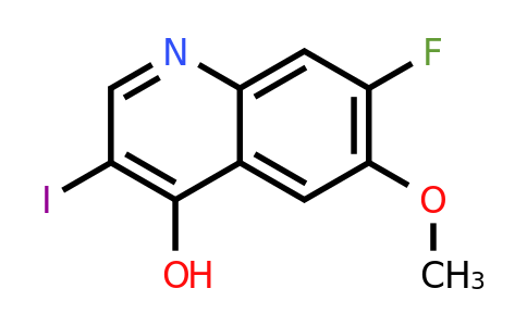CAS 1595523-65-1 | 7-Fluoro-3-iodo-6-methoxyquinolin-4-ol