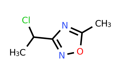 CAS 1595727-51-7 | 3-(1-chloroethyl)-5-methyl-1,2,4-oxadiazole