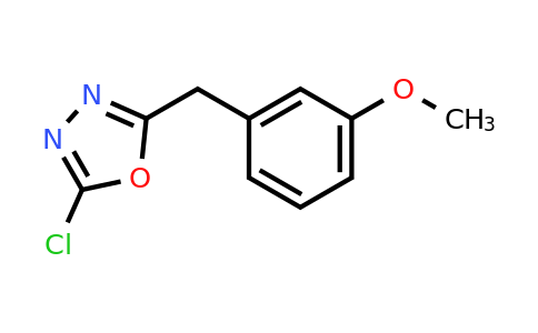 CAS 1595874-50-2 | 2-Chloro-5-[(3-methoxyphenyl)methyl]-1,3,4-oxadiazole