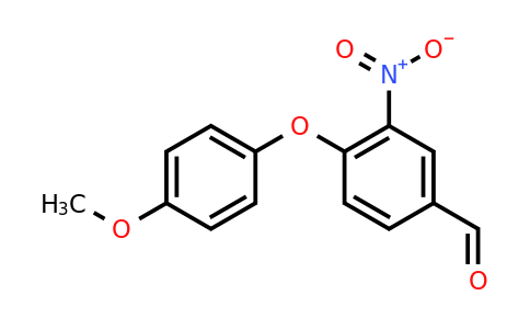 CAS 15962-63-7 | 4-(4-methoxyphenoxy)-3-nitrobenzaldehyde