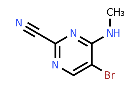 CAS 1596360-12-1 | 5-Bromo-4-(methylamino)pyrimidine-2-carbonitrile