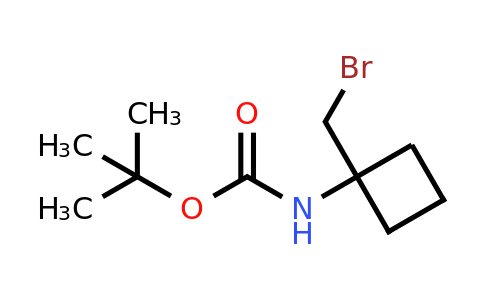 CAS 1596691-31-4 | tert-butyl N-[1-(bromomethyl)cyclobutyl]carbamate